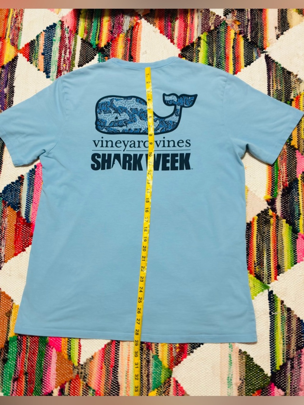 Vineyard Vines Shark Week Whale Shark T-Shirt size Large - Picture 4 of 6